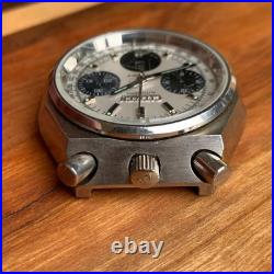 Vintage Citizen Panda Bullhead Chronograph 67-9356 Stainless Steel Parts Repair