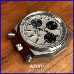 Vintage Citizen Panda Bullhead Chronograph 67-9356 Stainless Steel Parts Repair