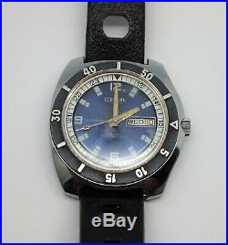 Vintage Cordura Sea-Gull 17 Jewels Swiss Made Self-Winding Watch Parts or Repair