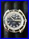 Vintage Cordura Sicura Sea-Gull Day-Date Diver withBlue Dial, FOR PARTS/REPAIR