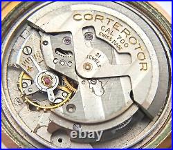 Vintage Cortebért Automatic Men's Watch Swiss Made Gold Plated Parts/ Repair