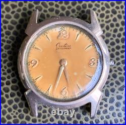 Vintage Croton Tropical Dial Maritimer Clamshell Case Wristwatch PARTS / REPAIR