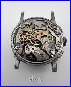 Vintage DELBANA Chronograph LEWYT SALES AWARD, 17 Jewels-For Parts/Repair