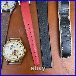 Vintage Disney Watches Mickey/Minnie Mouse Watch Repair or Parts Lot