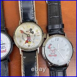 Vintage Disney Watches Mickey/Minnie Mouse Watch Repair or Parts Lot