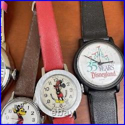 Vintage Disney Watches Mickey/Minnie Mouse Watch Repair or Parts Lot