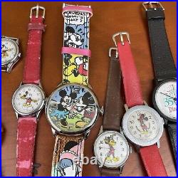 Vintage Disney Watches Mickey/Minnie Mouse Watch Repair or Parts Lot