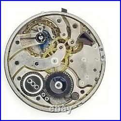 Vintage Dunand Pocket Watch 1/4 Repeater Movement Running Service Repair Parts