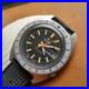 Vintage Elgin Day-Date Diver Watch withPatina, Tropic Band, Runs FOR PARTS/REPAIR