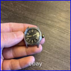 Vintage Elgin FSSC 88-W-800 Military Watch Plus 2 Others Parts Or Repair