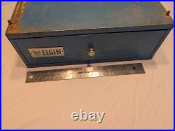 Vintage Elgin wristwatch repair LOT + vtg Elgin drawer 286 parts Vintage Elgin wristwatch repair LOT + vtg Elgin drawer 286 parts