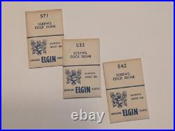 Vintage Elgin wristwatch repair LOT + vtg Elgin drawer 286 parts Vintage Elgin wristwatch repair LOT + vtg Elgin drawer 286 parts