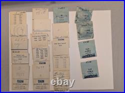 Vintage Elgin wristwatch repair LOT + vtg Elgin drawer 286 parts Vintage Elgin wristwatch repair LOT + vtg Elgin drawer 286 parts