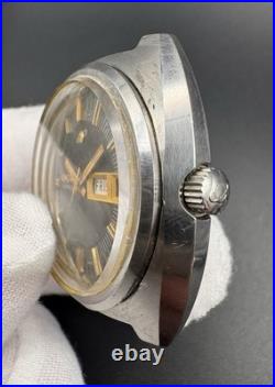 Vintage Enicar Automatic Watch AR167 Black Fumé Dial Parts / Repair