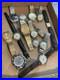 Vintage Estate Men’s Watch Lot For Parts Repair -Read Description