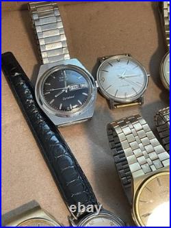 Vintage Estate Men's Watch Lot For Parts Repair -Read Description