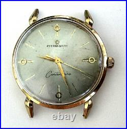 Vintage Eterna-Matic Centenaire 1428U Men's Watch Automatic For Parts Repair Vintage Eterna-Matic Centenaire 1428U Men's Watch Automatic For Parts Repair