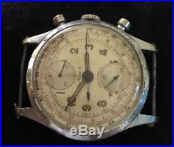 Vintage Etna Chronograph Men's Watch Parts/Repair 17j Swiss