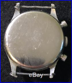 Vintage Etna Chronograph Men's Watch Parts/Repair 17j Swiss