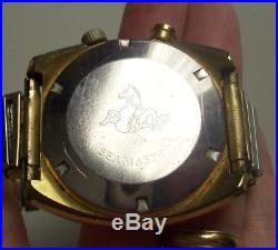 Vintage Gold Plated 1970s OMEGA Seamaster Memomatic Watch -for parts or repair