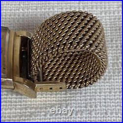 Vintage Gruen Curvex Precision 10k Gold Filled Watch PARTS OR REPAIR