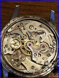 Vintage Gruen Precision Chronograph 770 R Wristwatch 17j 7730 For PARTS/REPAIR