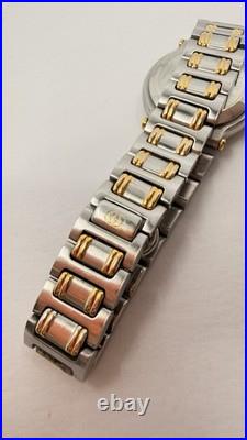 Vintage Gucci 9000L Two Tone Swiss Quartz Watch Ladies Parts/Repair No Battery
