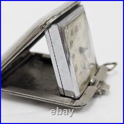 Vintage H. W. Geneve Mini Travel Folding Watch/Pendant Case 36mm Parts/Repair