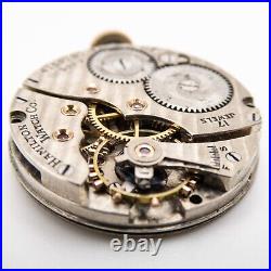 Vintage Hamilton Cal. 987-F 17J WWII Military Wristwatch Movement Parts / Repair