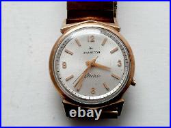 Vintage Hamilton Electric 10K Gold Filled Cal. 505 Watch 1950' (Repair / Parts)