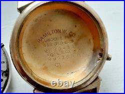 Vintage Hamilton Electric 10K Gold Filled Cal. 505 Watch 1950' (Repair / Parts)