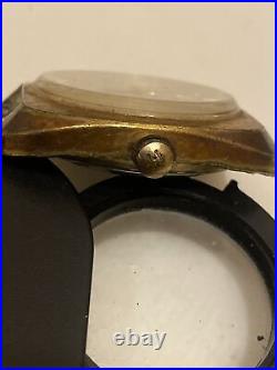 Vintage Hamilton Electronic Gold Electroplate Bezel Watch 683011-4 Parts/Repair