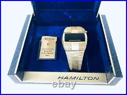 Vintage Hamilton Solid State Quartz Electronic QED Watch In Case Parts/Repair