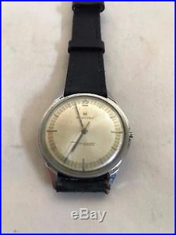 Vintage Hamilton Thin-o-matic Automatic 17 Jewels Watch Running Parts or Repair