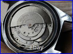 Vintage Helbros Day-Date Diver Watch withAged Blue Dial, Patina FOR PARTS/REPAIR