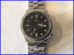Vintage Heuer 980.004 dive watch for parts or repair