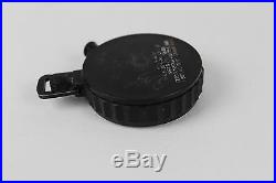Vintage Heuer Black Military Stopwatch Black White Face Ref. 758.901 Parts Repair