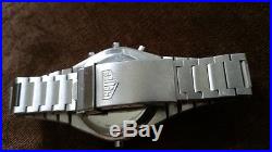 Vintage Heuer Chronosplit II watch chronograph for parts or repair Tag heuer