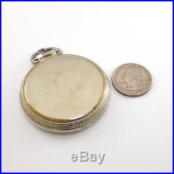Vintage Illinois 14K Gold Filled Bunn Special Pocket Watch QX Parts Repair
