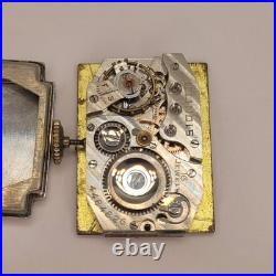 Vintage Illinois 16 Jewels Copper Watch Master Sutton Case For Parts Or Repair