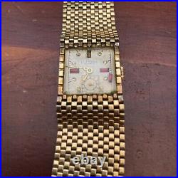 Vintage LUCERNE 17 Jewels 12K Gold Filled Watch For Repairs Or Parts 1/20 12K GF
