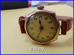 Vintage Ladies Rolex Manual watch 9ct Gold/parts and repairs