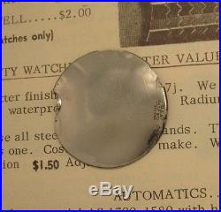 Vintage LeCoultre Watch 10KGF Bezel 17j 480/CW with Box Parts / Repair