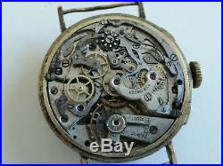 Vintage Lebois & Co Chronograph Valjoux 71 / 72 Mechanical (Repair / Parts)