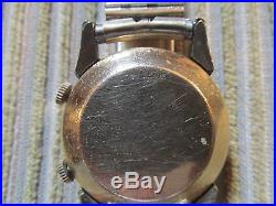 Vintage Lecoultre 10K Gold Filled Watch with Alarm Sell As Parts Or Repair