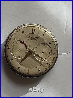 Vintage Lecoultre 497 Used Movement For Parts Or Repair