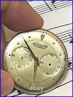 Vintage Lecoultre Futurematic 497 Used Movement For Parts Or Repair