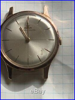 Vintage Lecoultre Used Man Watch For Parts Or Repair