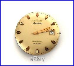 Vintage Longines Admiral 506 Swiss 5 Stars Automatic Movement For Parts Repairs
