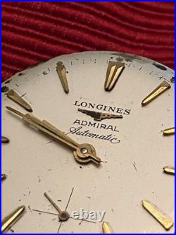Vintage Longines Admiral Automatic Cal 350 Swiss Watch For Parts/Repair